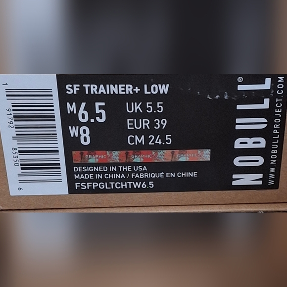 NWT Women's size 8 NoBull glitch athletic shoes - Picture 7 of 8